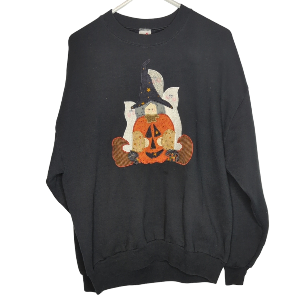 Vintage Black Halloween Sweatshirt